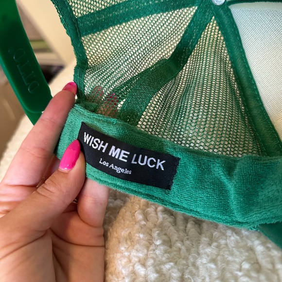 Wish Me Luck trucker hat - Picture 4 of 4